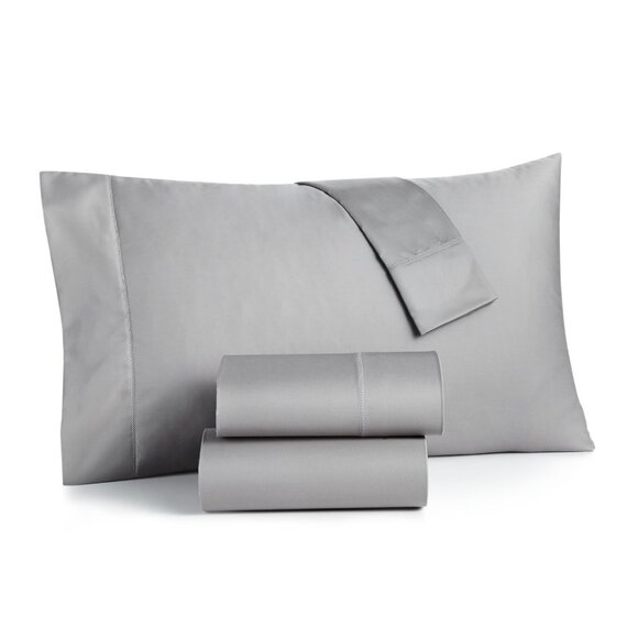 Charter Club Other - new Charter Club Damask Solid 550 TC 100% Cotton QUEEN Sheet Set in SMOKE